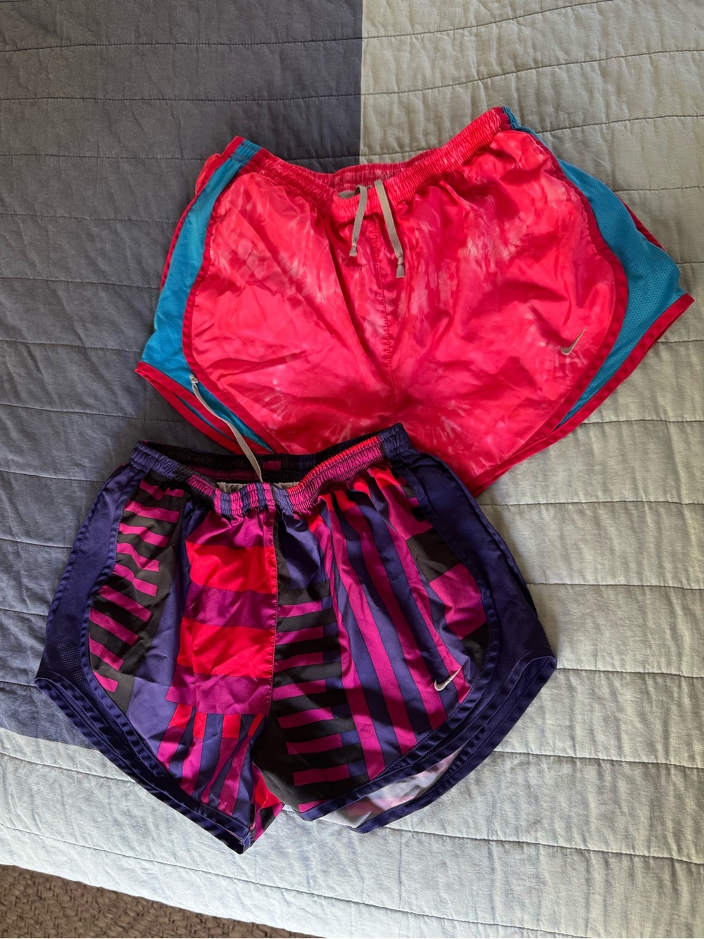 NIKE Women’s Temp Running Shorts Bundle Fun Patterns Size Medium
